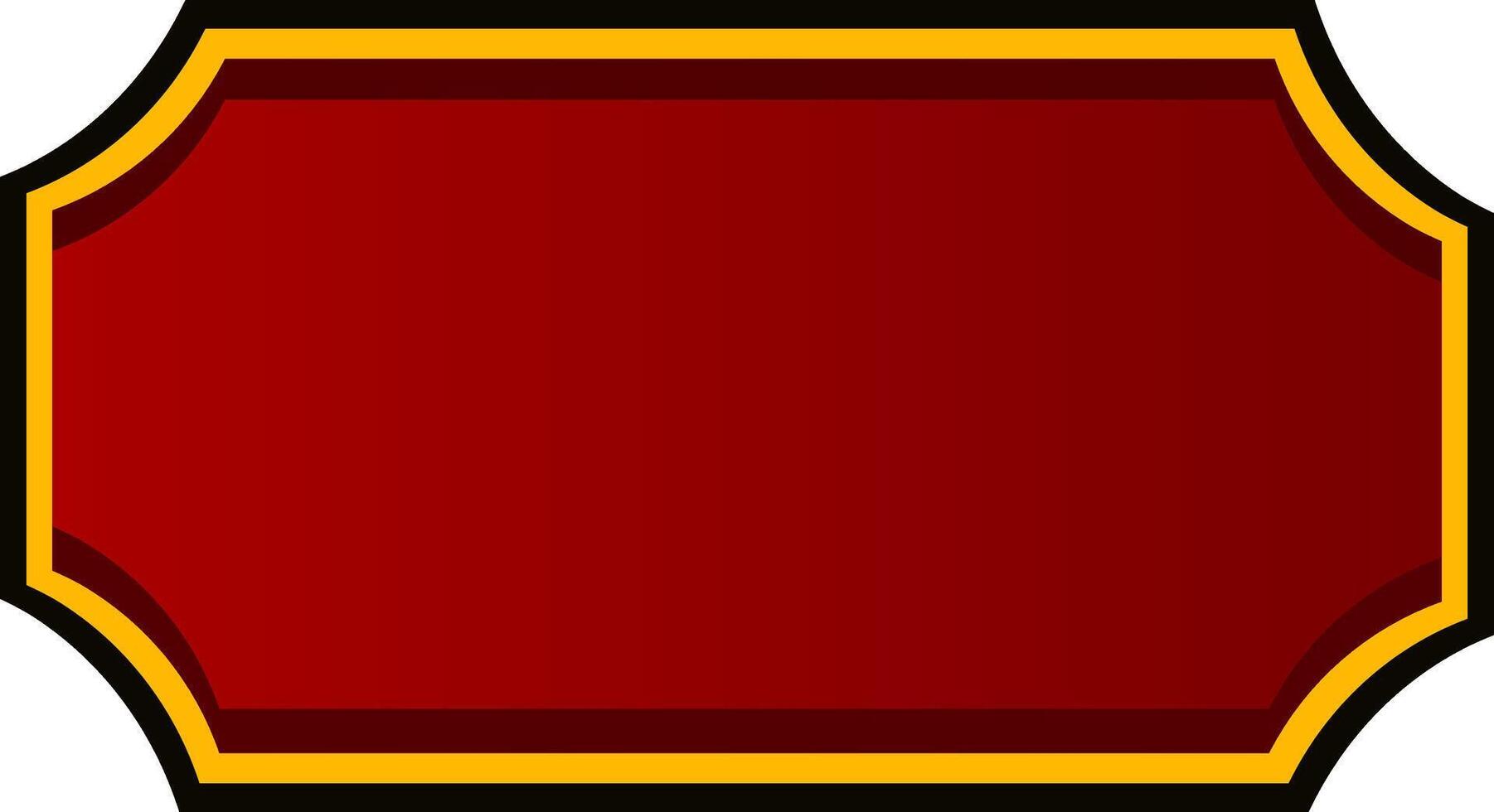 Red and Yellow Bill board template vector