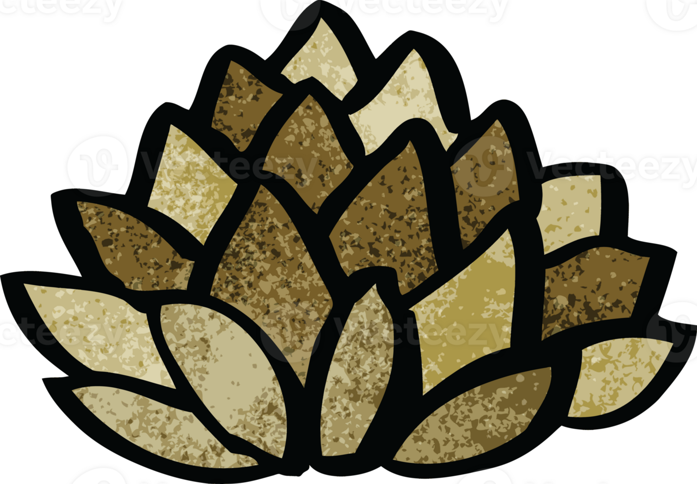 cartoon doodle pile of leaves png