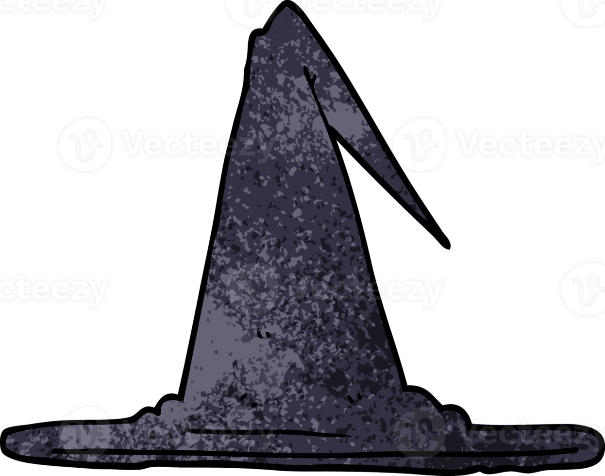 cartoon doodle witch hat png