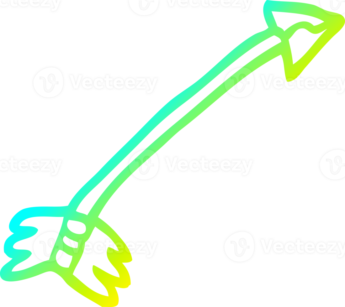 verkoudheid helling lijn tekening van een tekenfilm vliegend pijl png