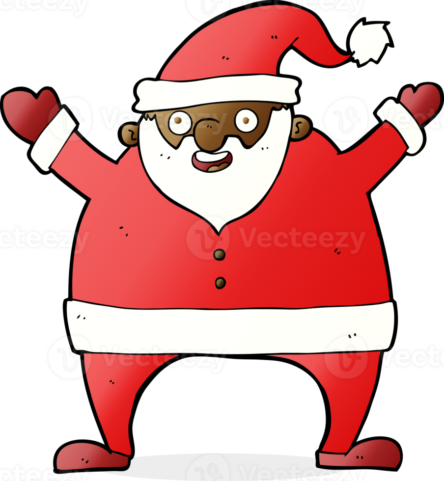 cartoon santa claus png