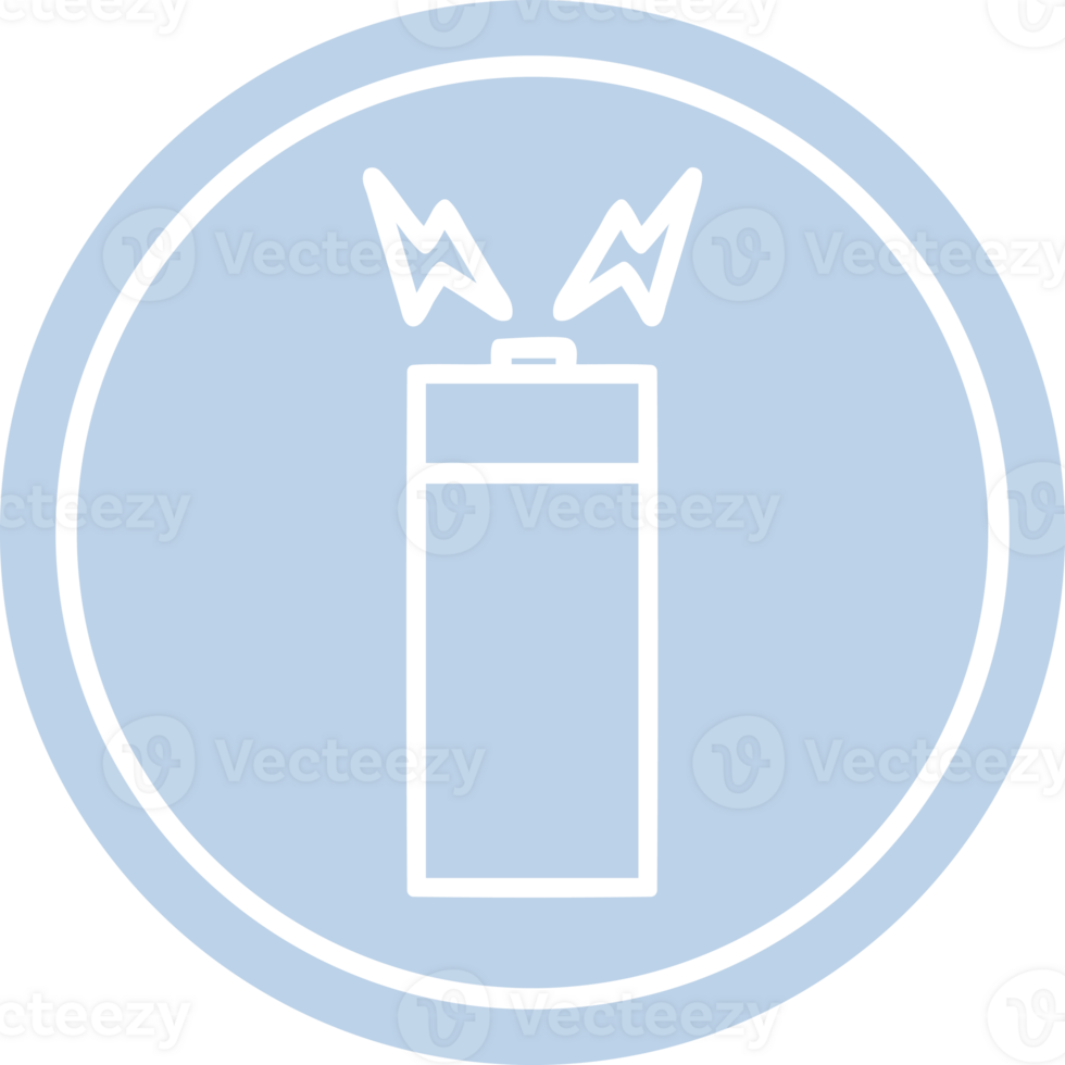 battery circular icon symbol png