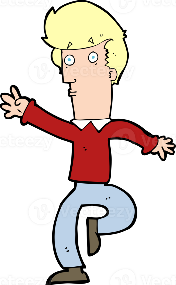 cartoon rushing man png