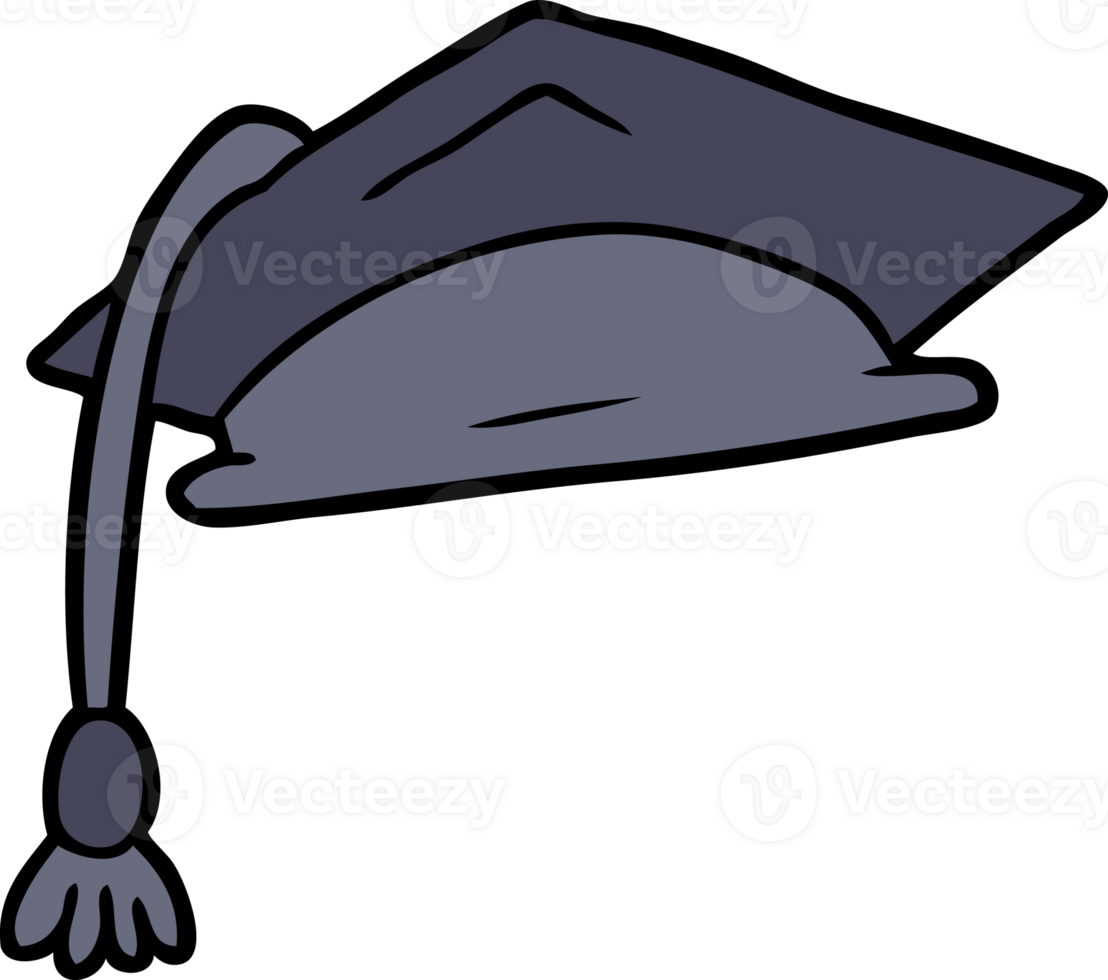cartoon graduate cap png