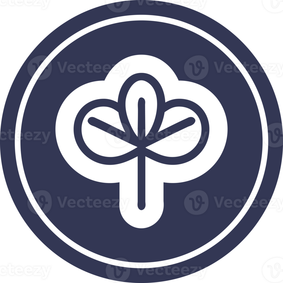 natural leaf circular icon symbol png