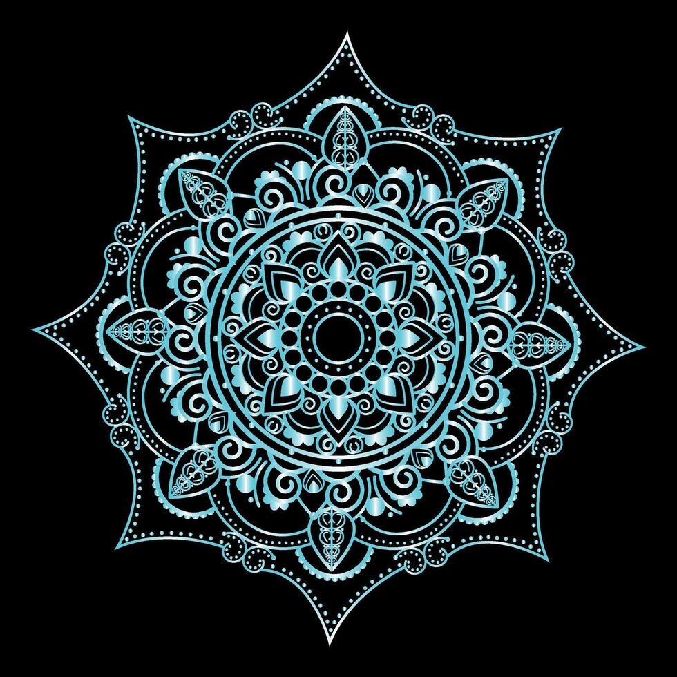New Design Colorful Mandala, New Mandala Concept vector