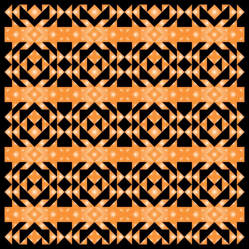flat design complex arabesque pattern, Colorful pattern design vector