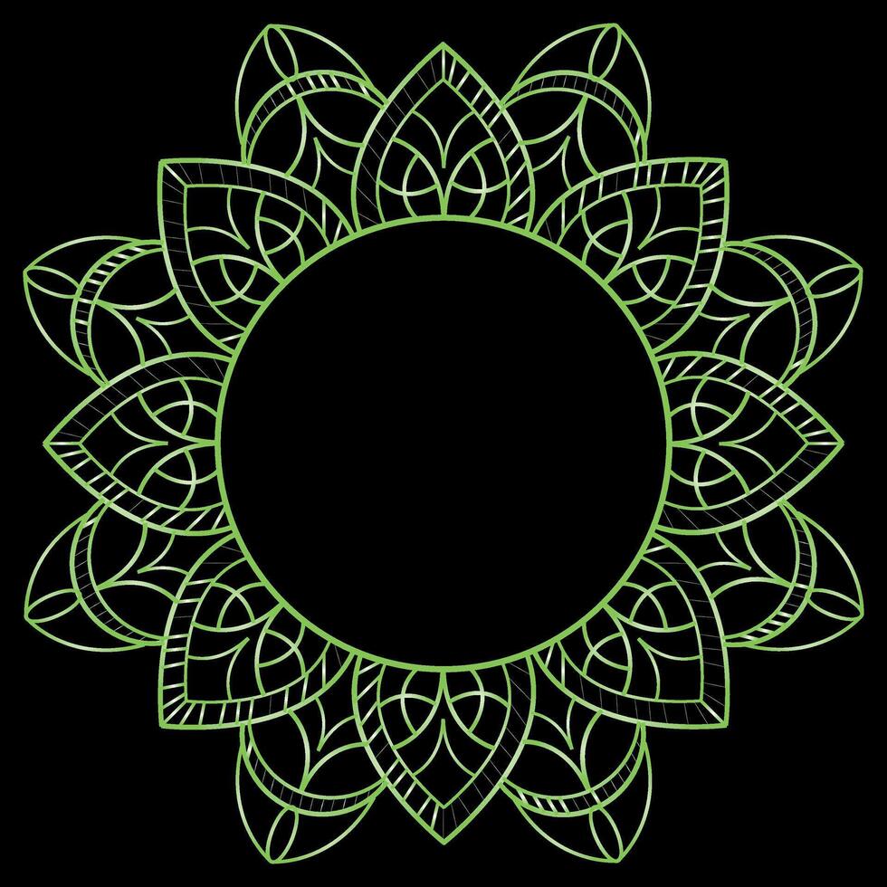 New Design Colorful Mandala, New Mandala Concept vector