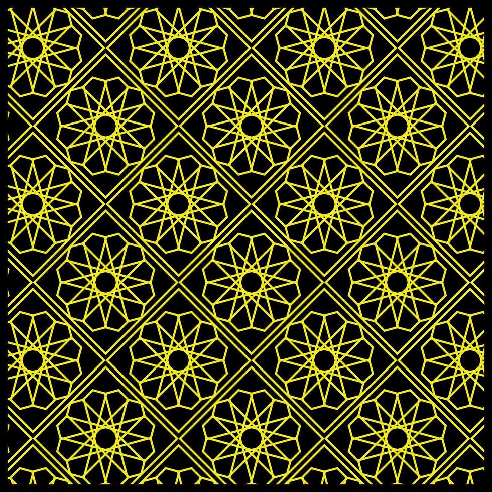 flat design complex arabesque pattern, Colorful pattern design vector