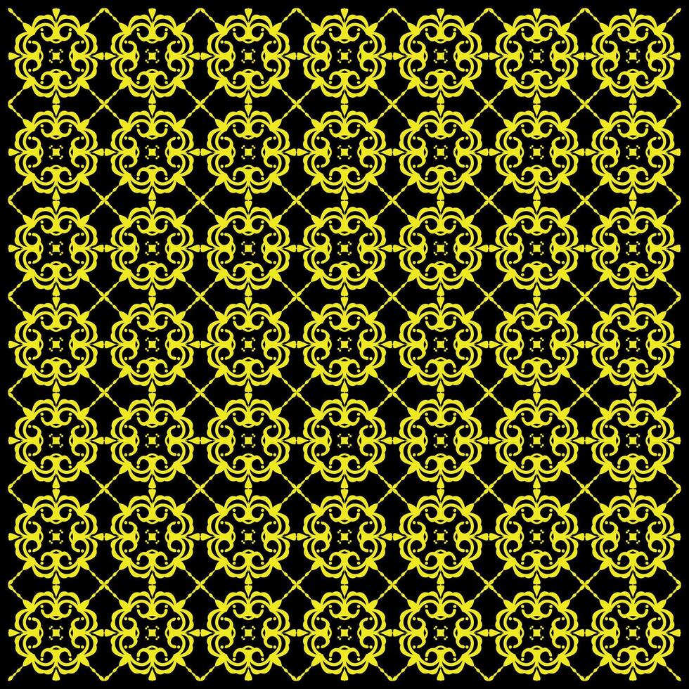 flat design complex arabesque pattern, Colorful pattern design vector