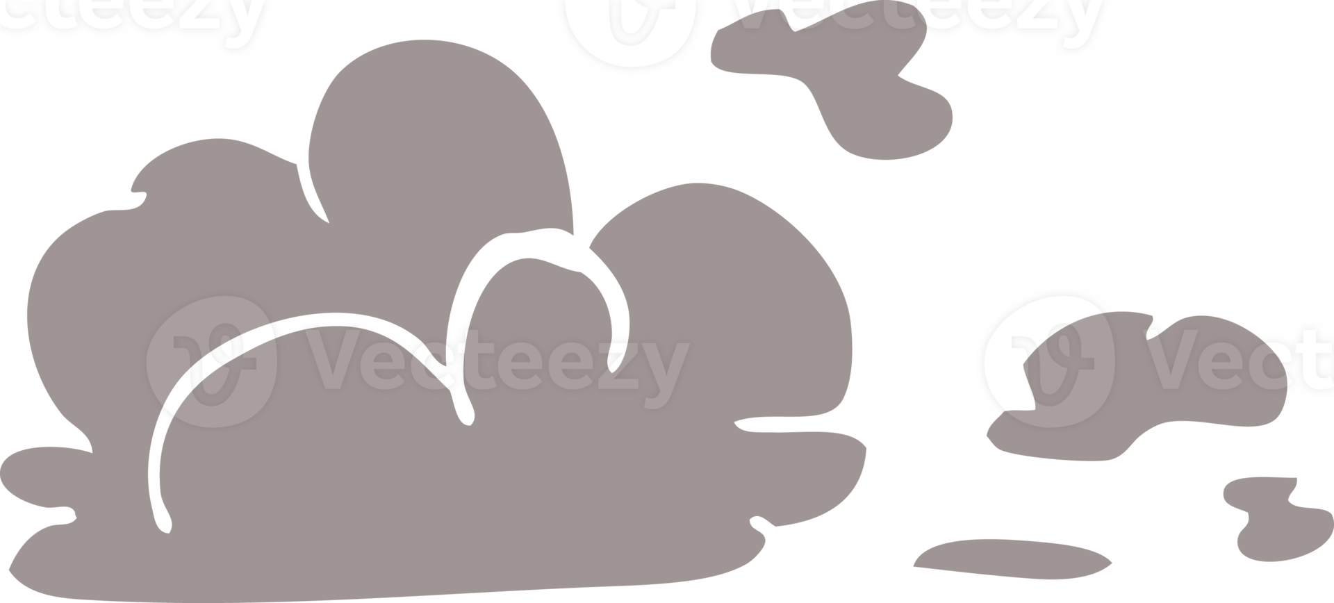 cartoon doodle storm cloud png