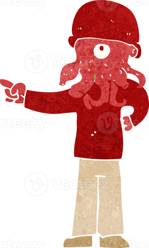 cartoon alien monster man png