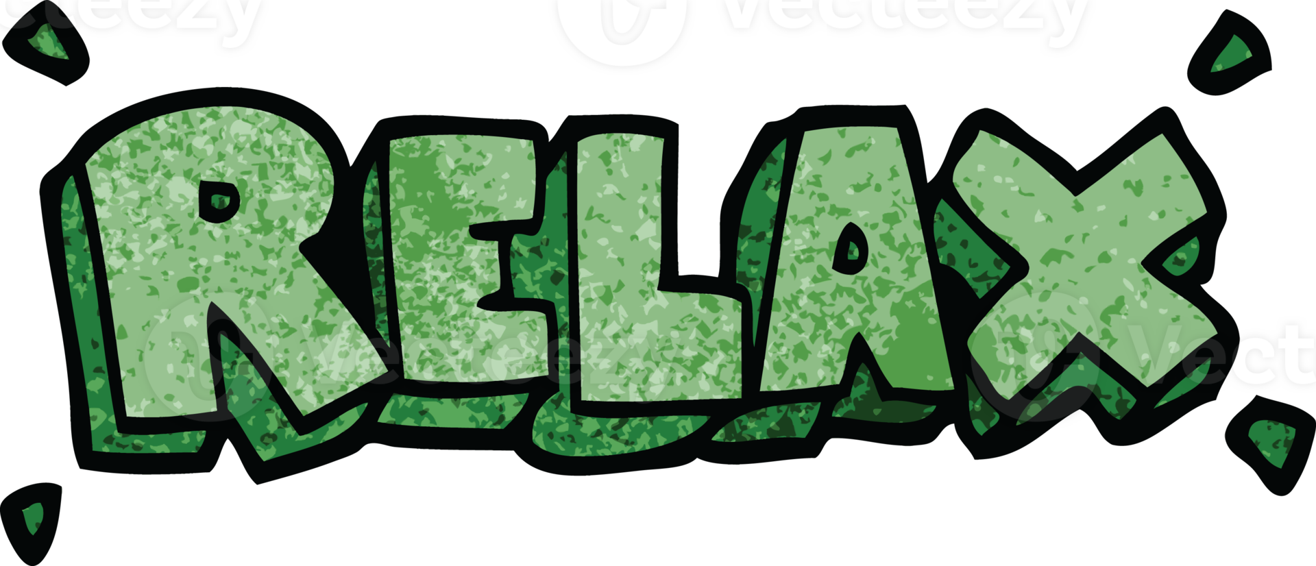 cartoon doodle relax symbol png
