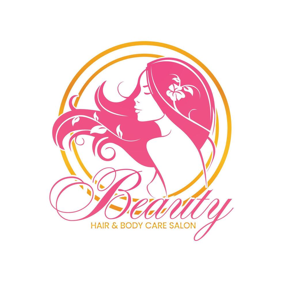 Beauty salon logo vector