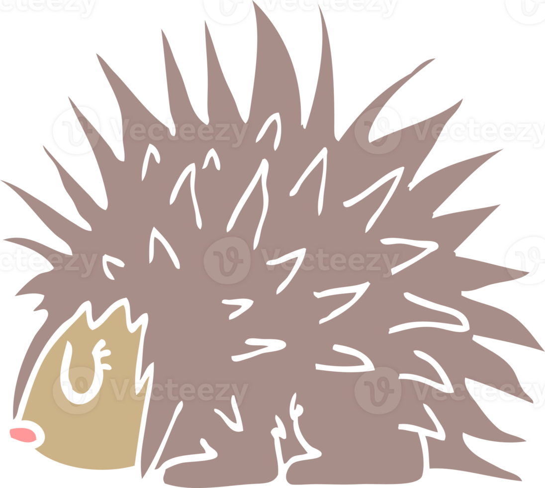 cartoon doodle spiky hedgehog png