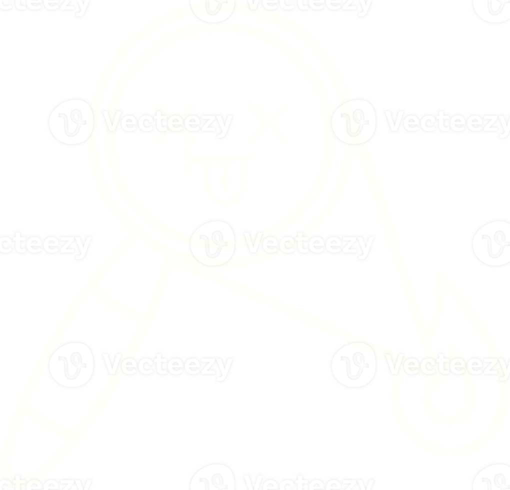 Magnifying Glass Chalk Drawing png