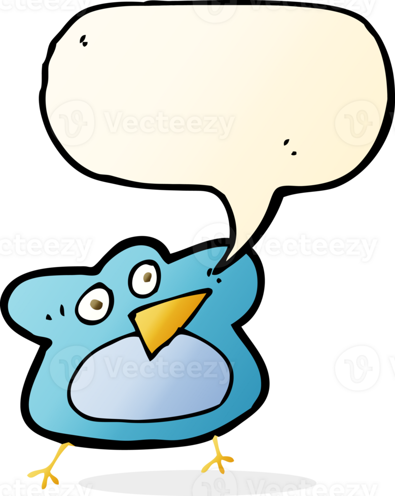 funny cartoon robin with speech bubble png