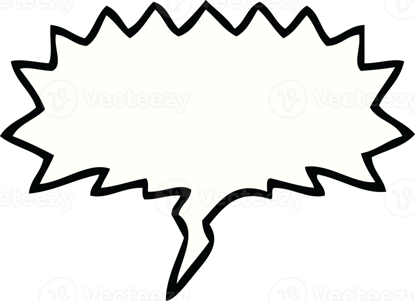 cartoon speech bubble with speech bubble png
