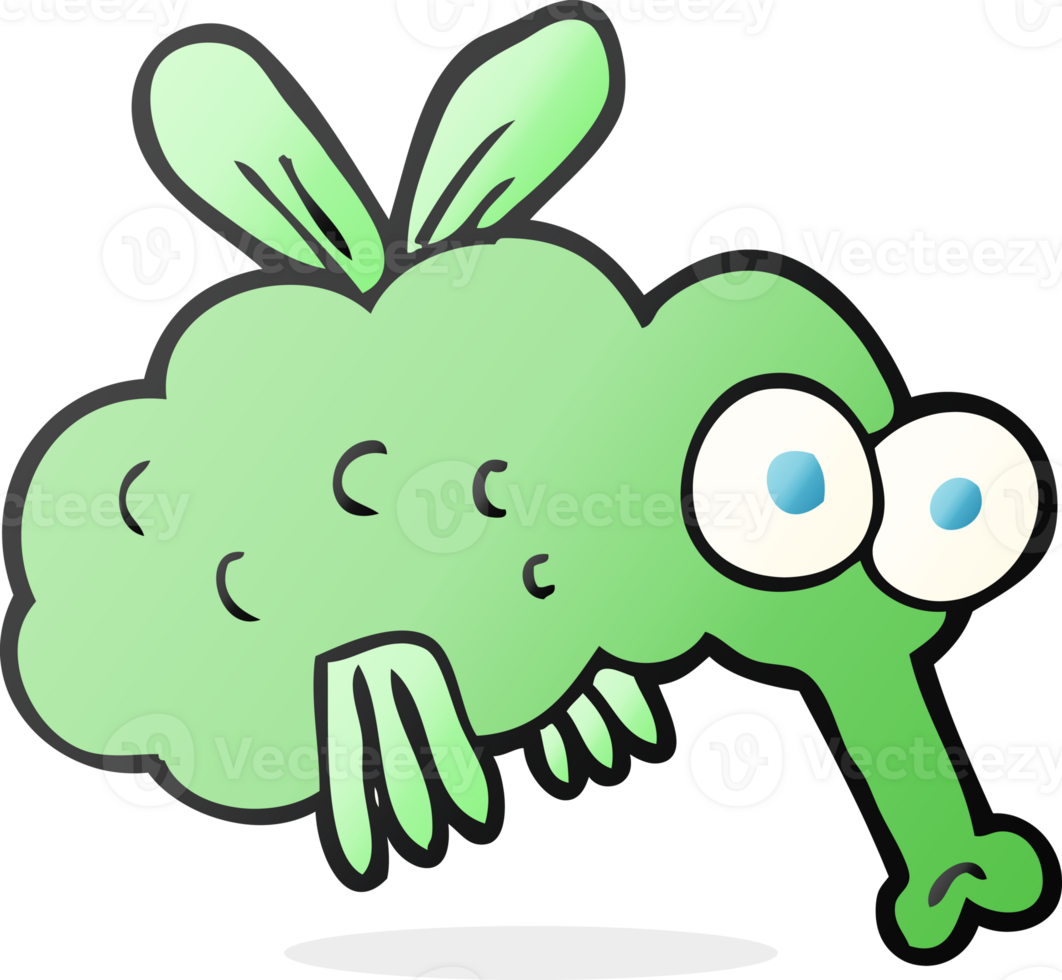 hand drawn cartoon fly png