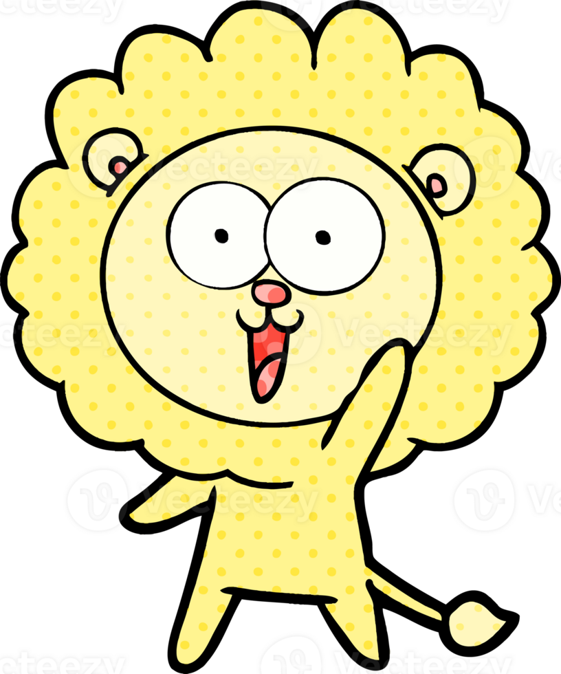 happy cartoon lion png