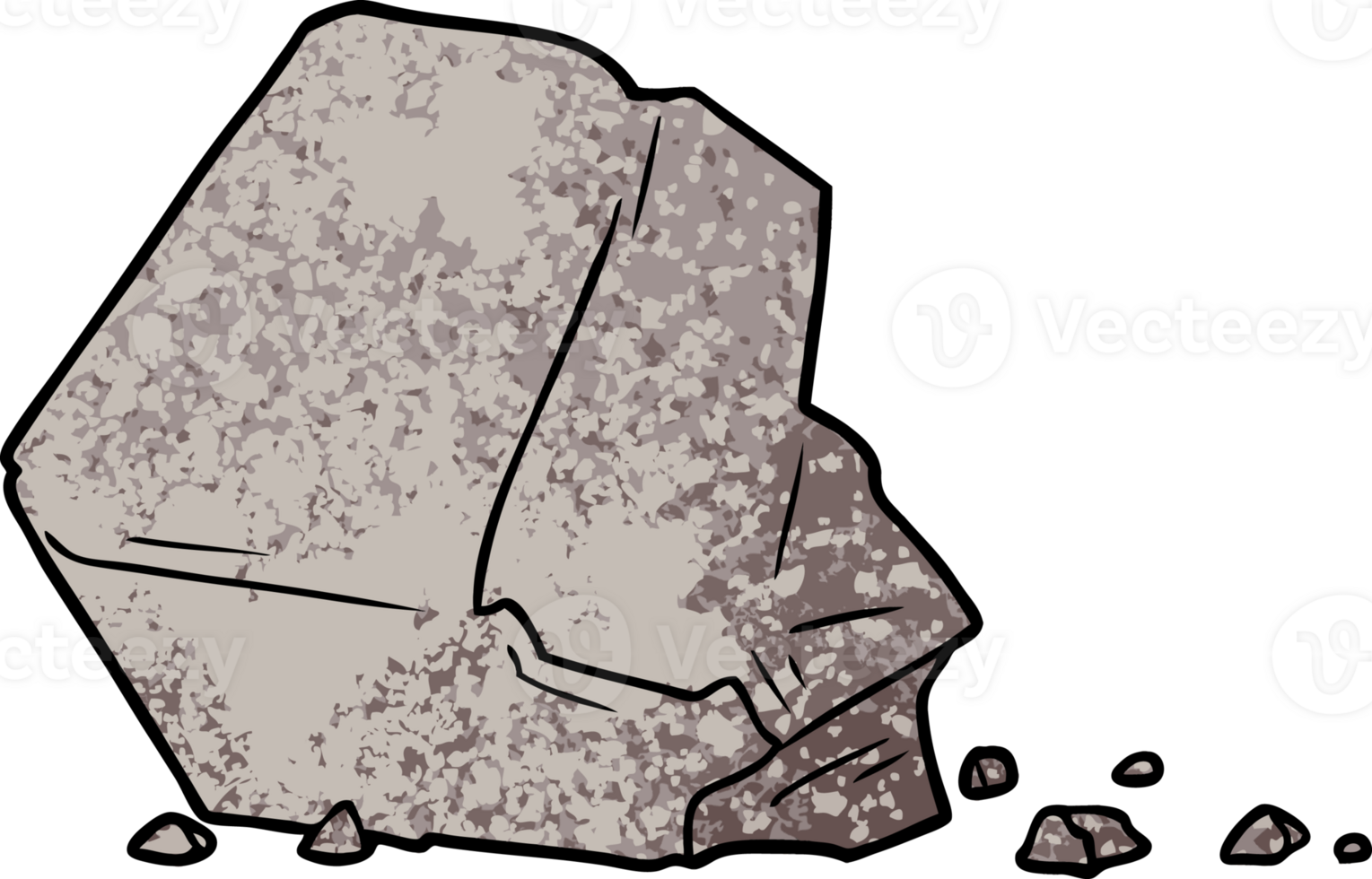 cartoon large rock png