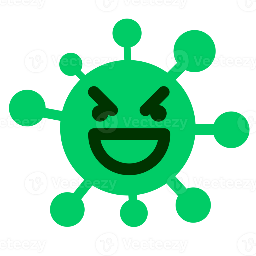 simple mean virus png