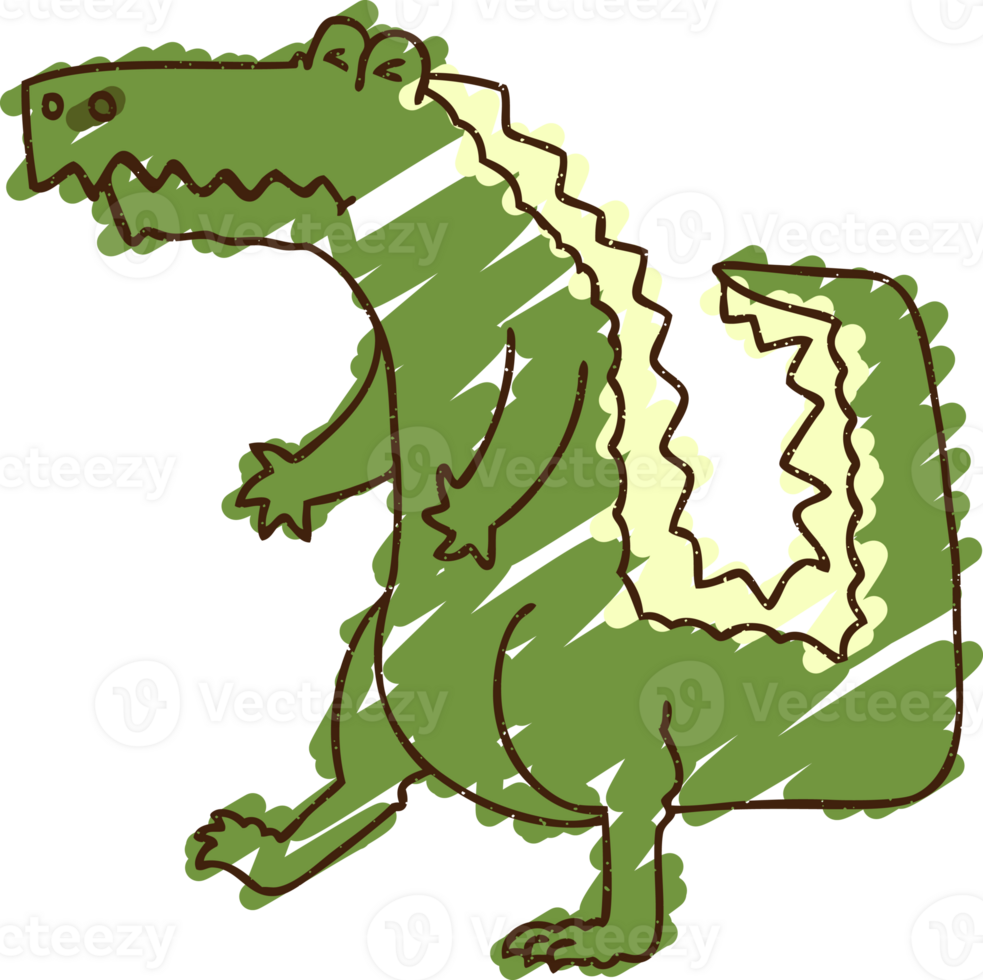 Crocodile Chalk Drawing png