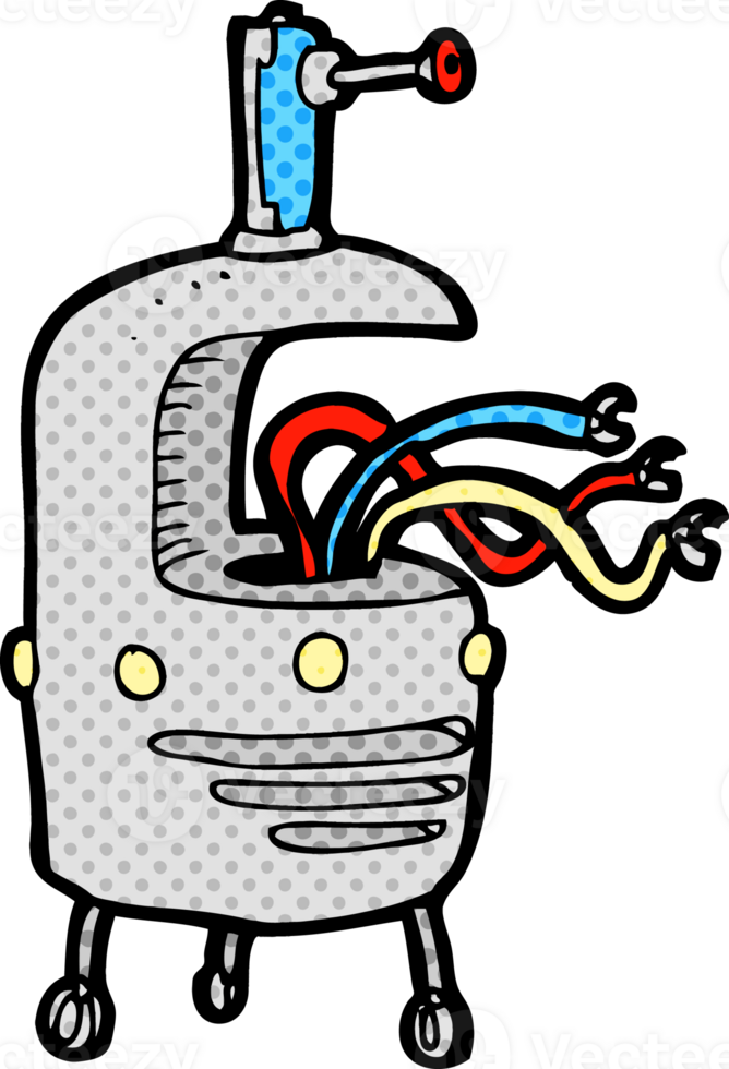 cartoon weird robot png