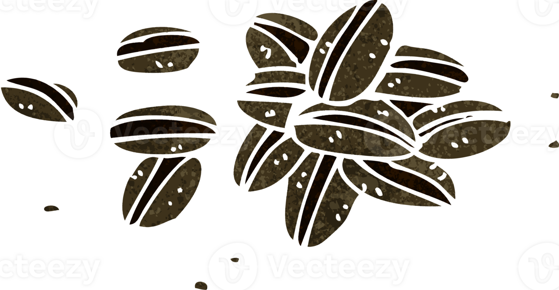 cartoon coffee beans png