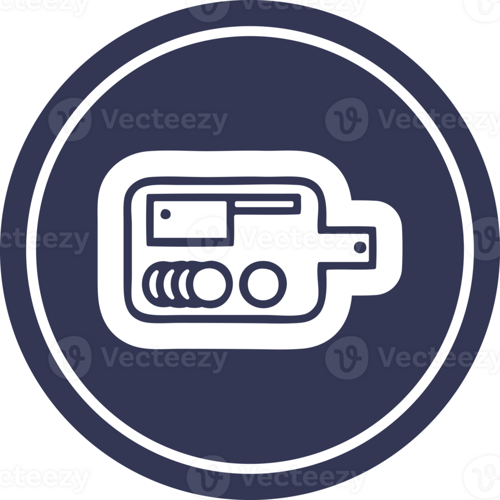 chopping board circular icon symbol png