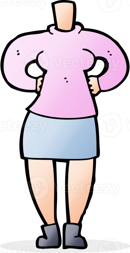 cartoon female body add photos or mix and match cartoons png