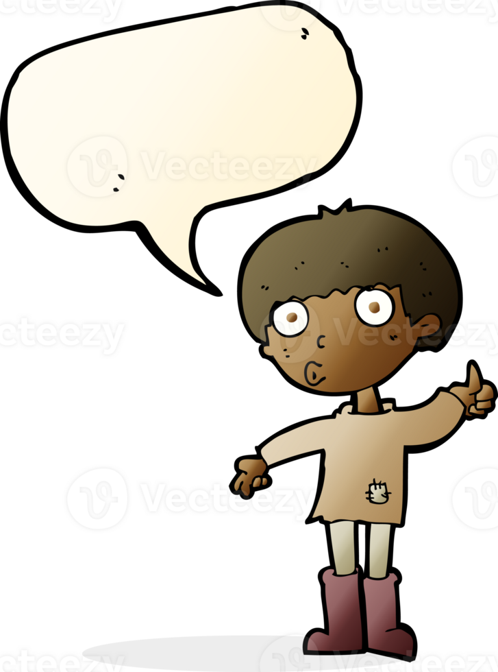 cartoon boy asking question with speech bubble png
