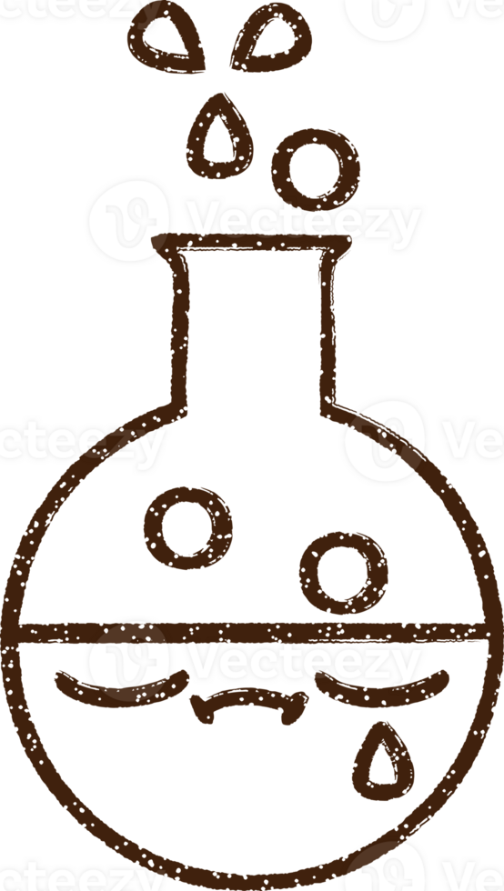 Science Experiment Charcoal Drawing png