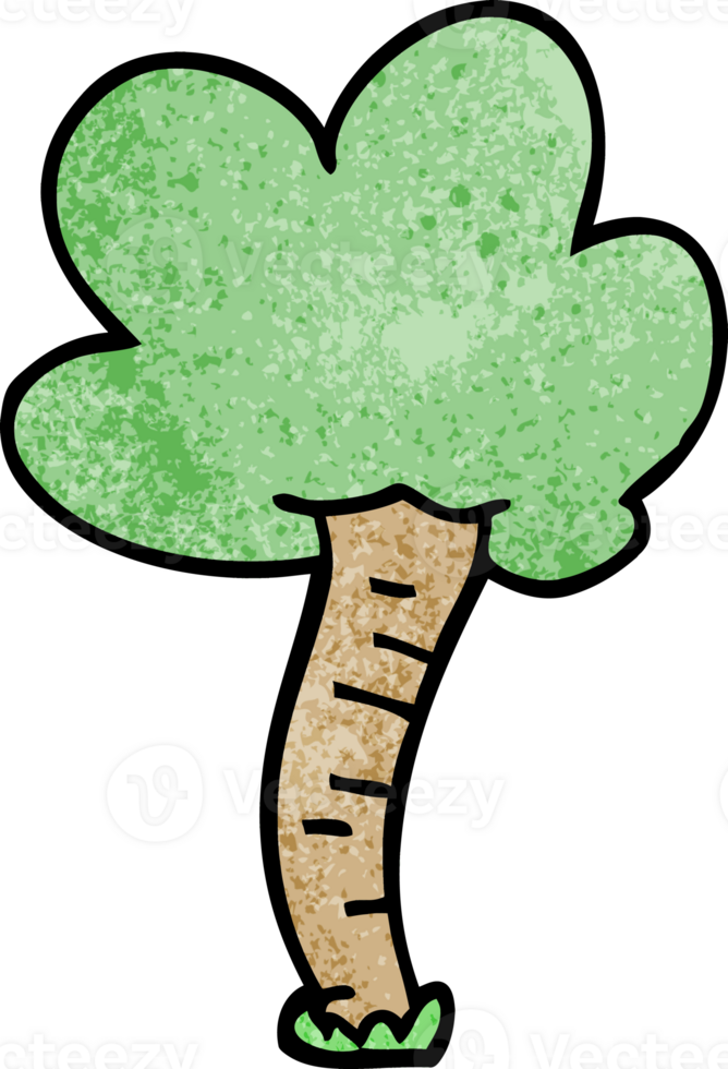 cartoon doodle tree png
