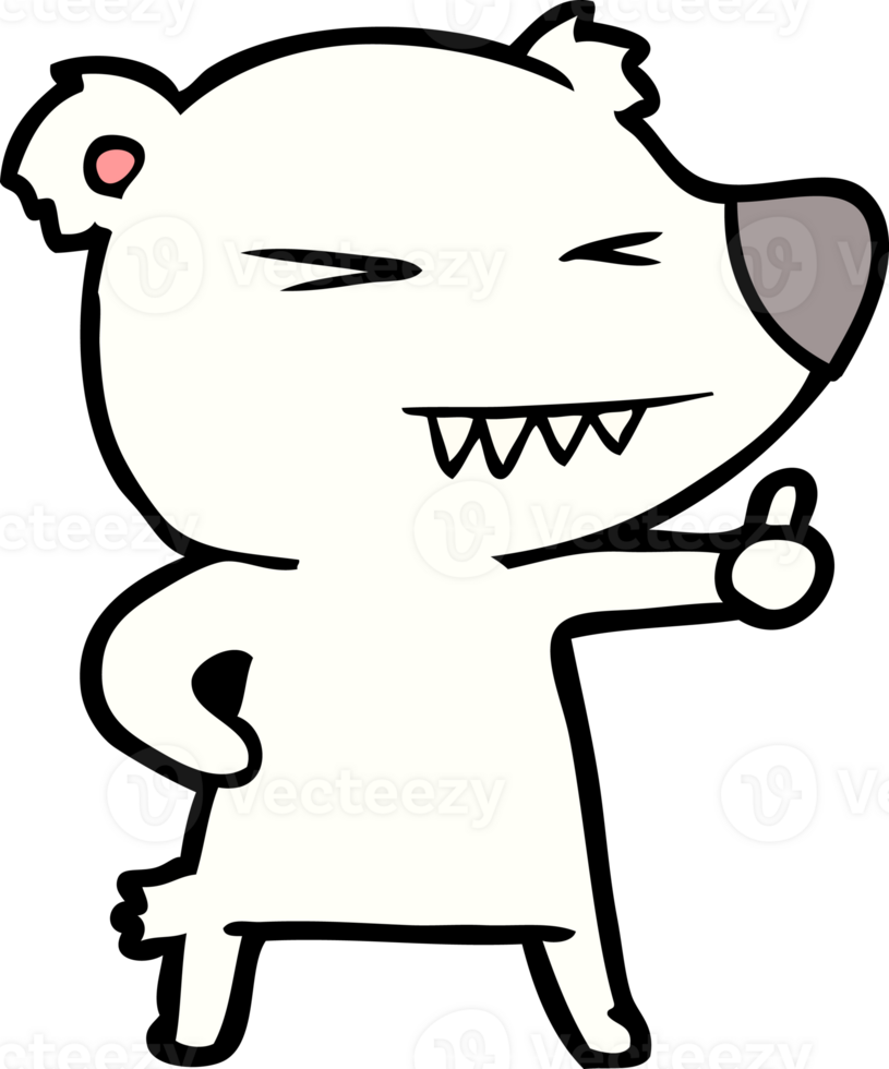 polar bear cartoon png