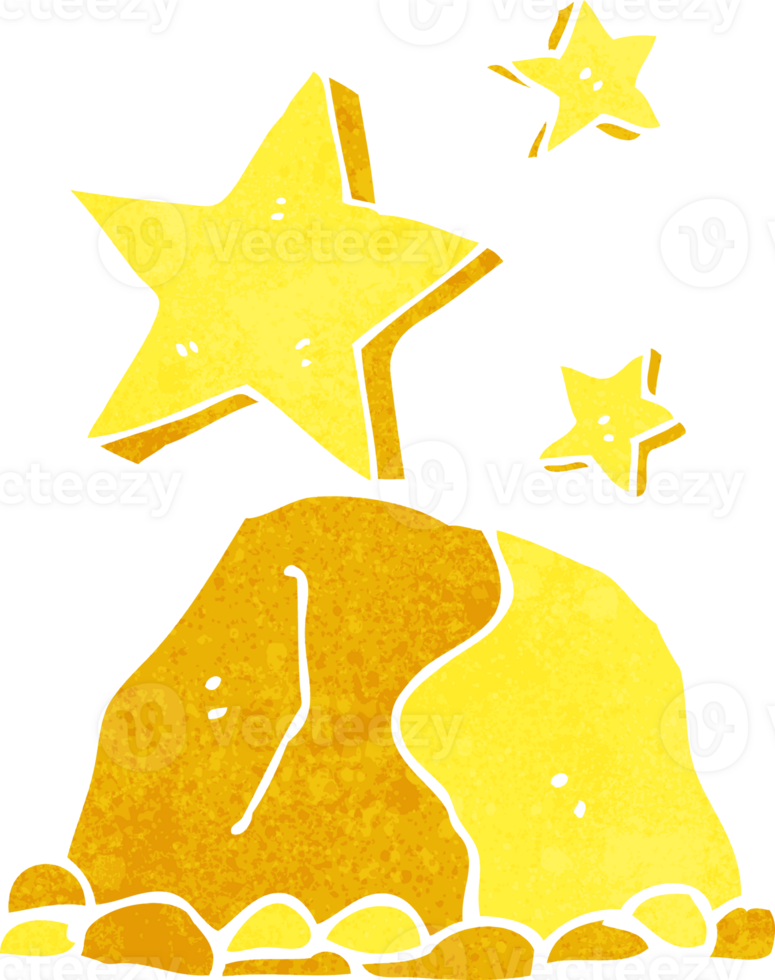 cartoon gold nugget png