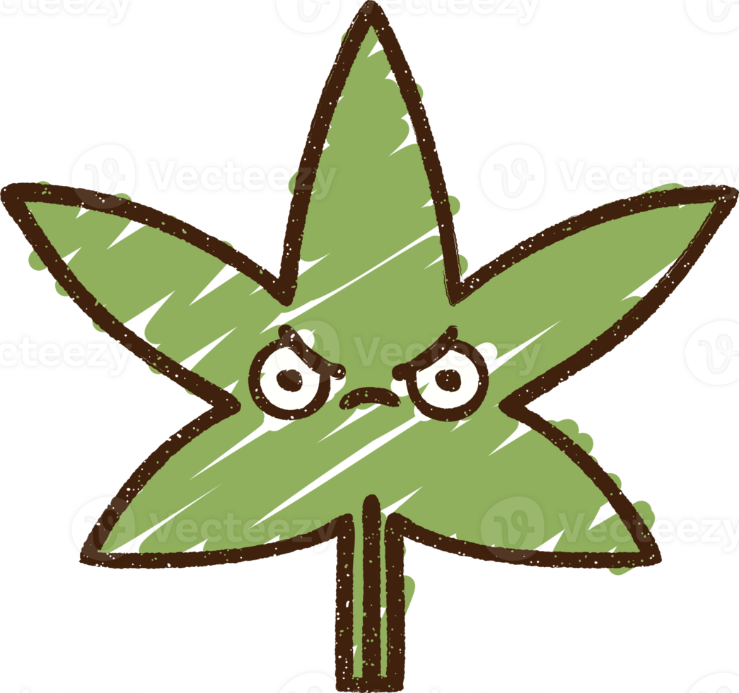 Leaf Chalk Drawing png