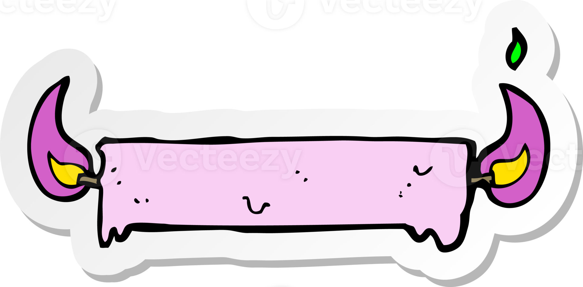 sticker of a burning the candle at both ends png