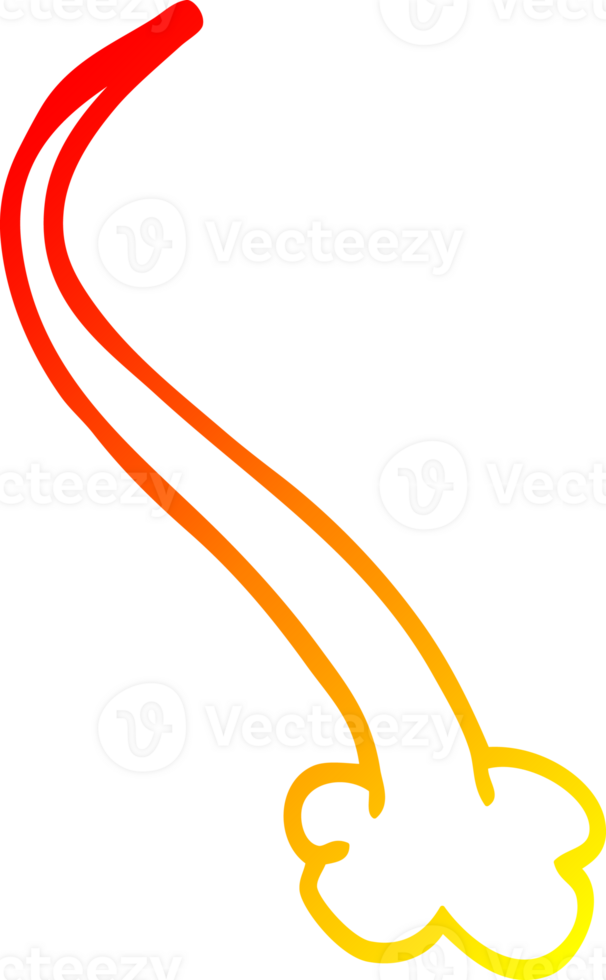 warm helling lijn tekening van een tekenfilm uitdrukking bubbel png