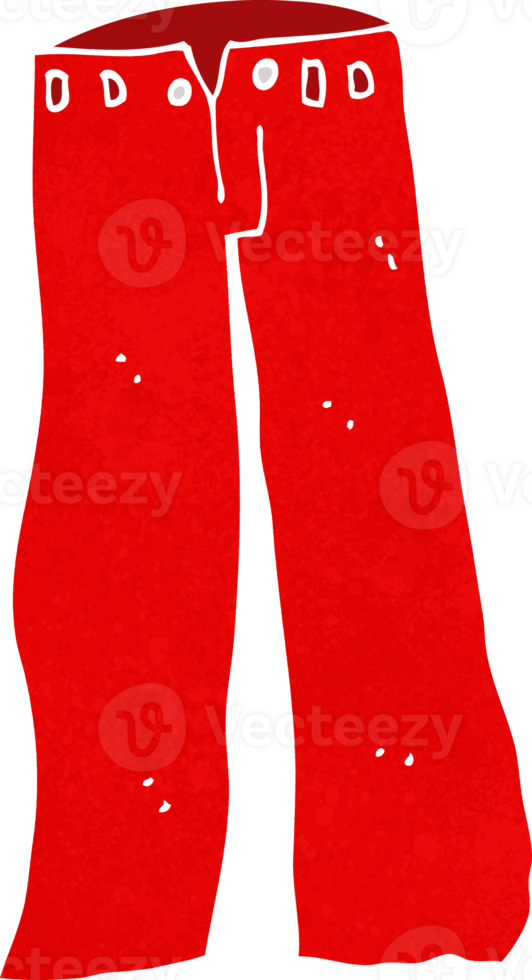 cartoon red pants png