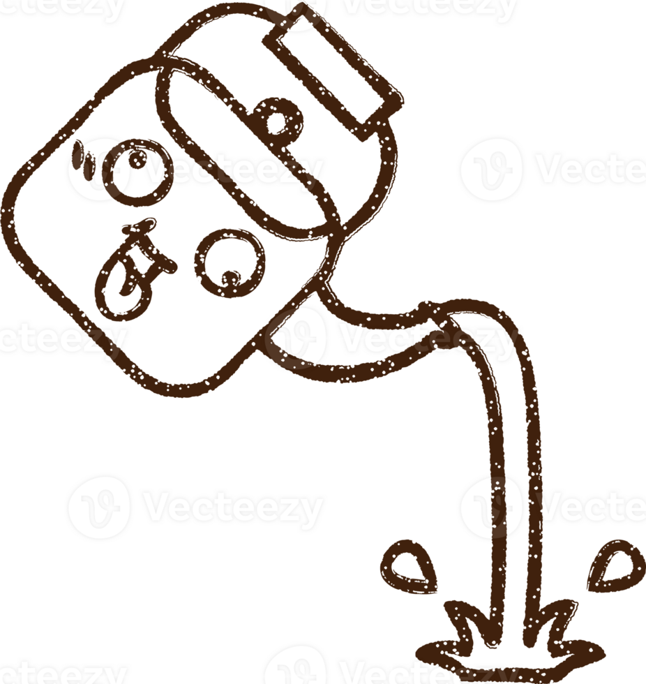 Kettle Charcoal Drawing png