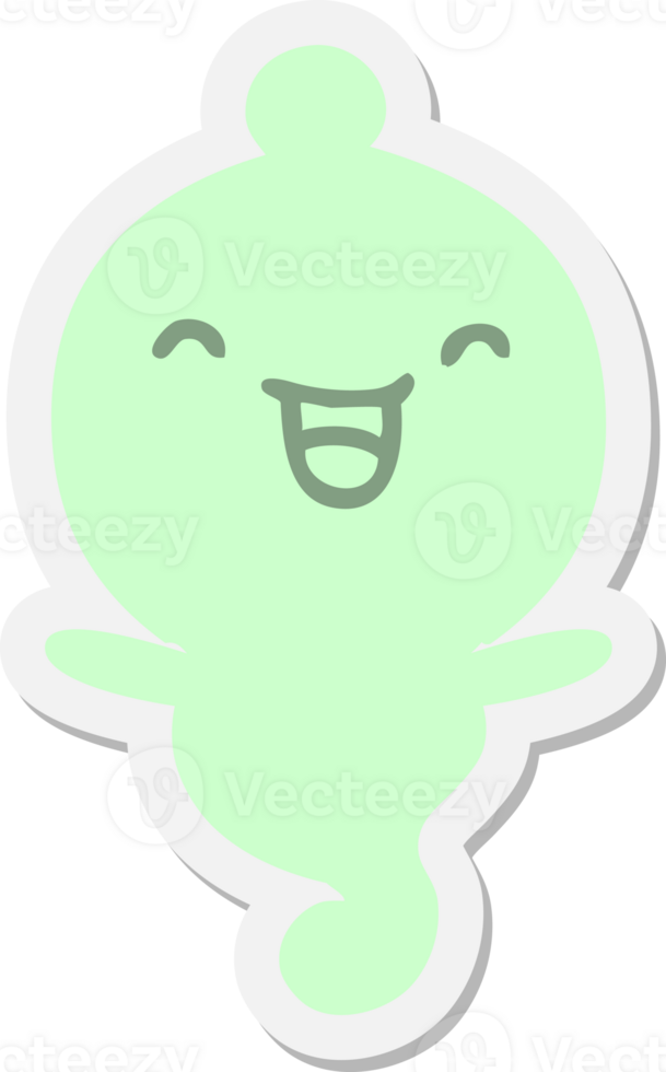 cute halloween ghost sticker png