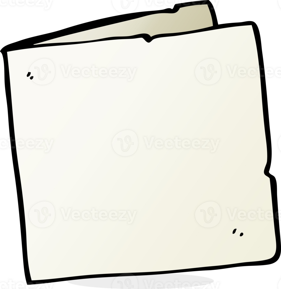cartoon blank card png