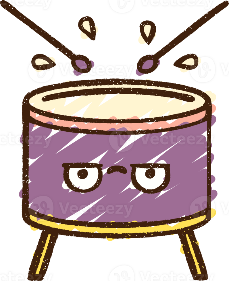 Drum Chalk Drawing png