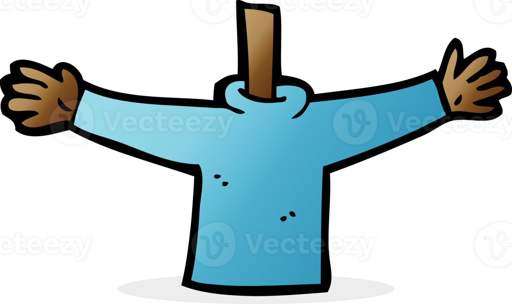cartoon body waving arms mix and match cartoons or add own photos png