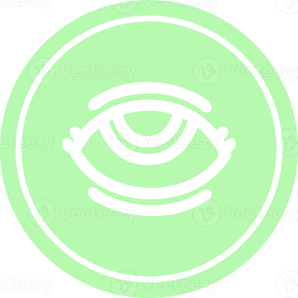 eye symbol circular icon symbol png