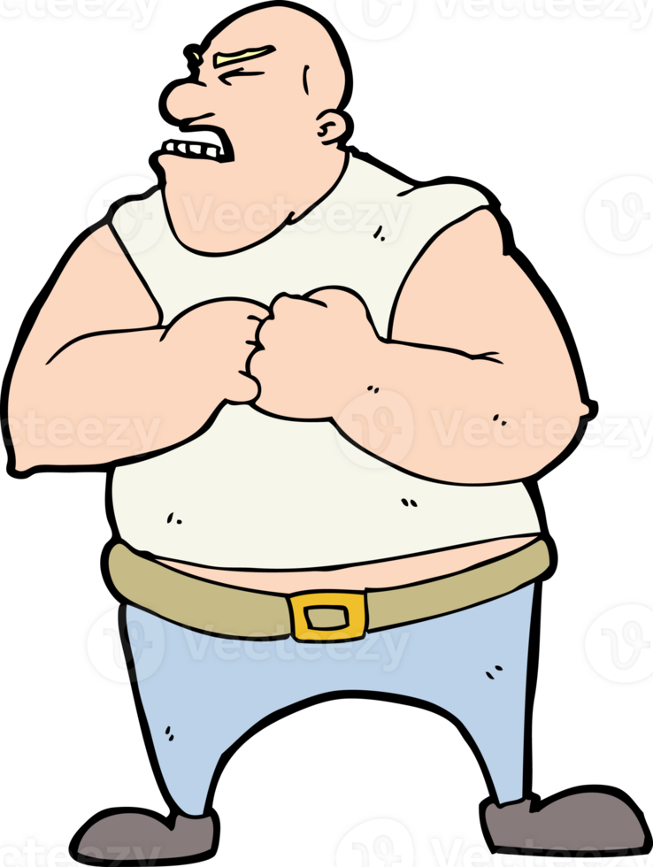 cartoon violent man png