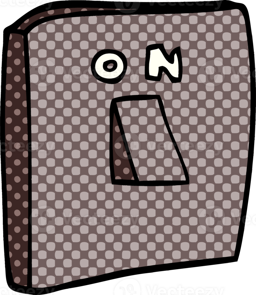 cartoon doodle on switch png