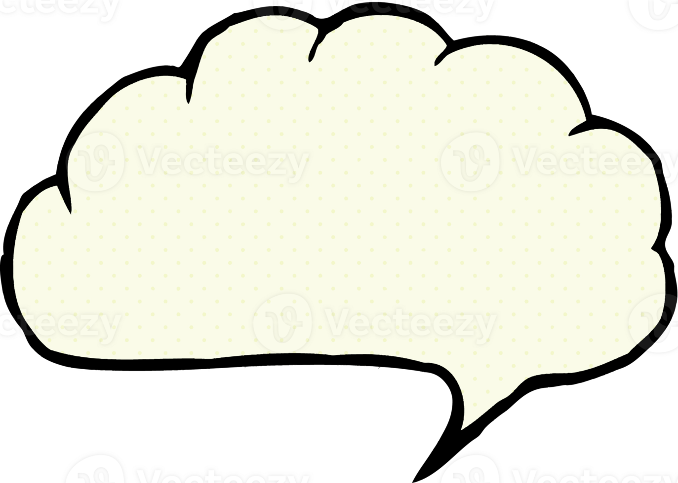 cartoon speech balloon cloud png