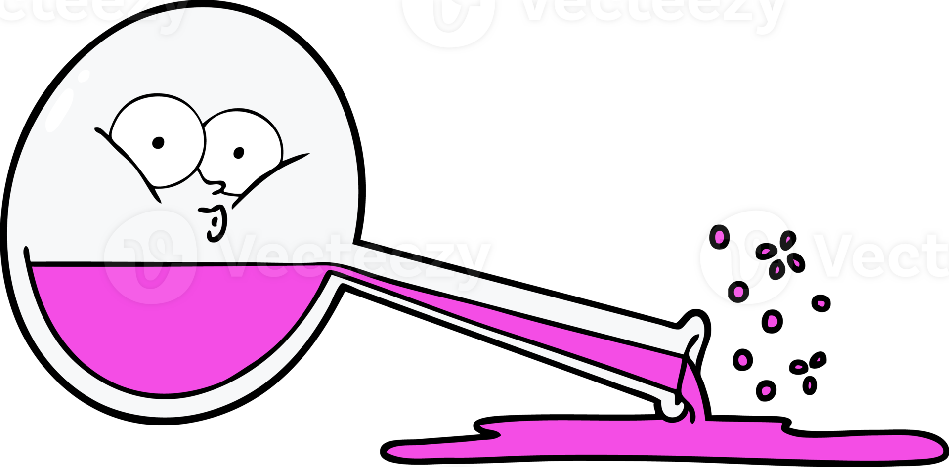 cartoon spilled chemicals png